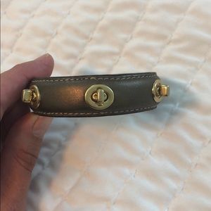 Coach grommet bracelet